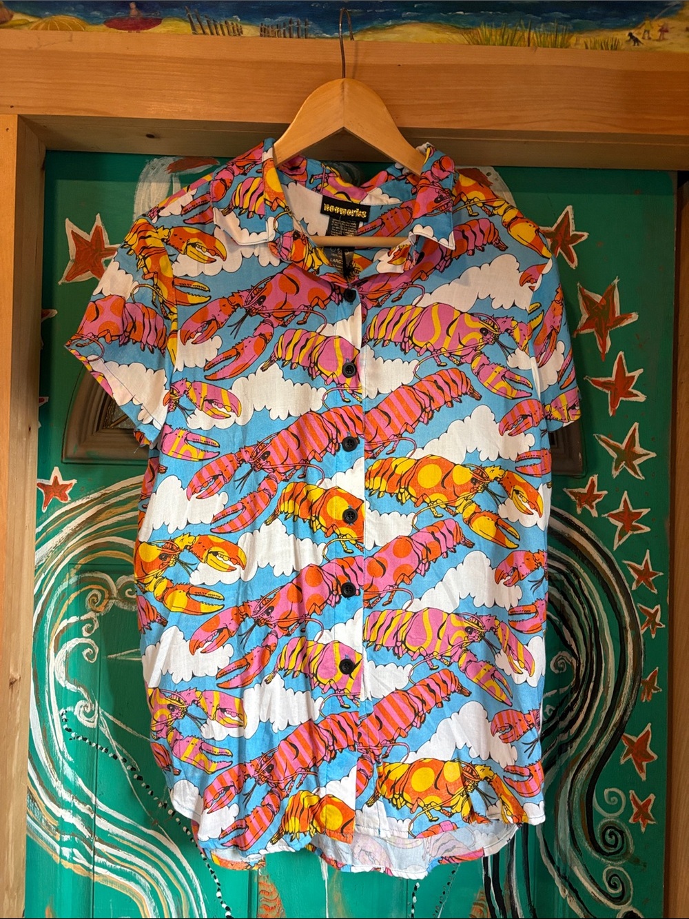 Lobster Dreams NOOWORKS NWT Button-Up Shirt